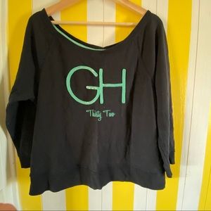 GILLY HICKS sweater with open back